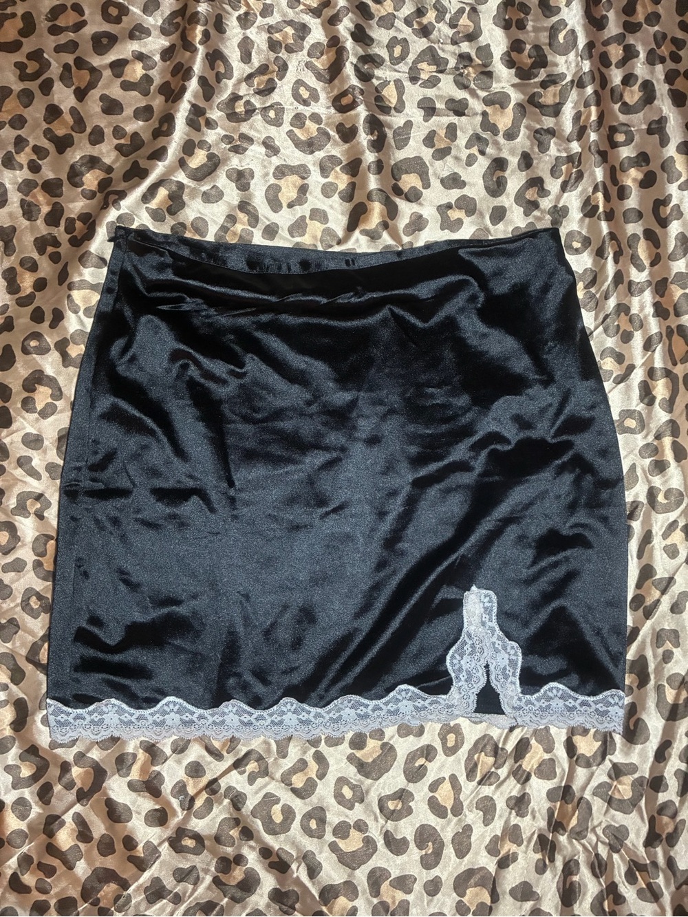 ⭒ coquette shein lace mini skirt